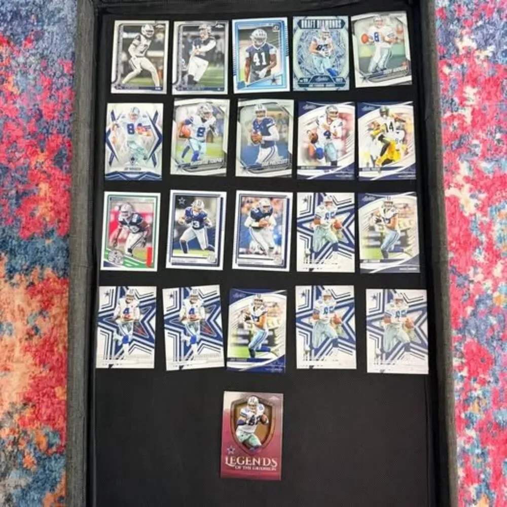 Dallas Cowboys Football Card Lot – Approx. 89 Cards – Dak, CeeDee, Micah & More
